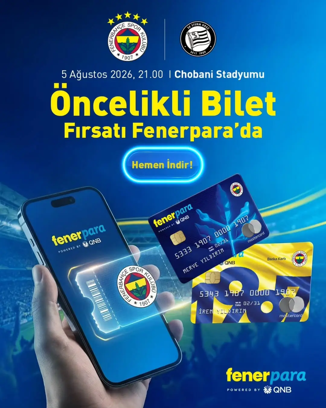Fenerbahçe, Avrupa sahnesinde öncelikli bilet hakkı sunuyor