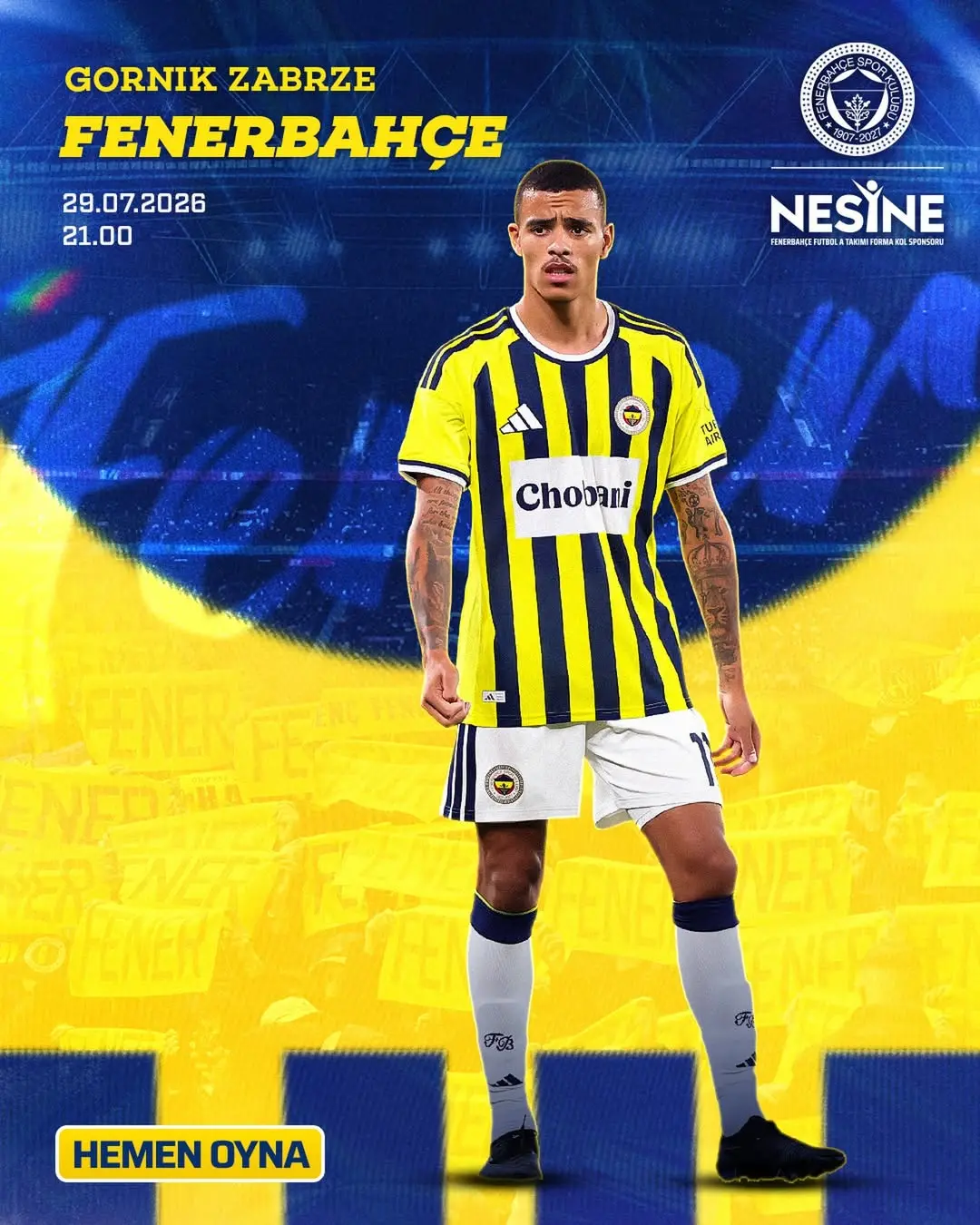 Fenerbahçe Tur İçin Sahada, Heyecan Nesine'de!