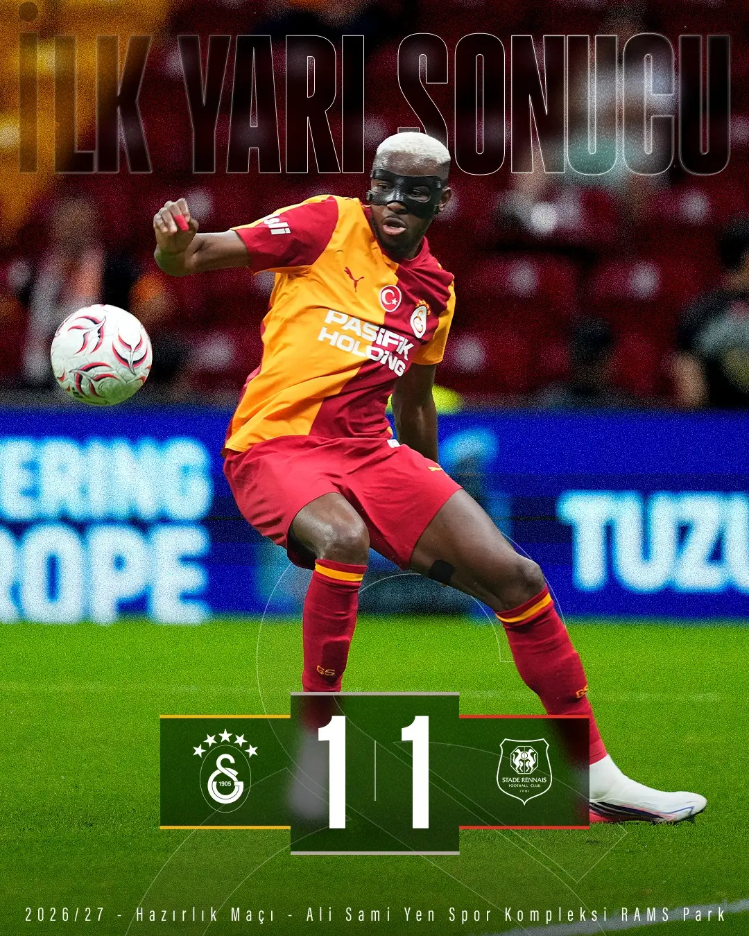 Galatasaray Hazırlık Maçında Stade Rennais FC ile Berabere Kaldı