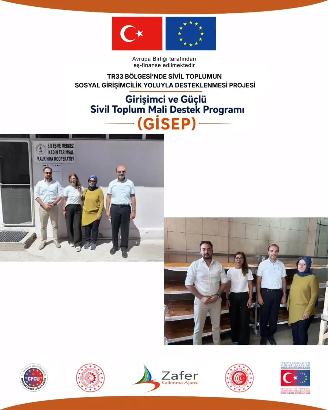 GİSEP Kapsamında S.S. Eşme Merkez Kadın Tarımsal Kalkınma Kooperatifi Ziyareti