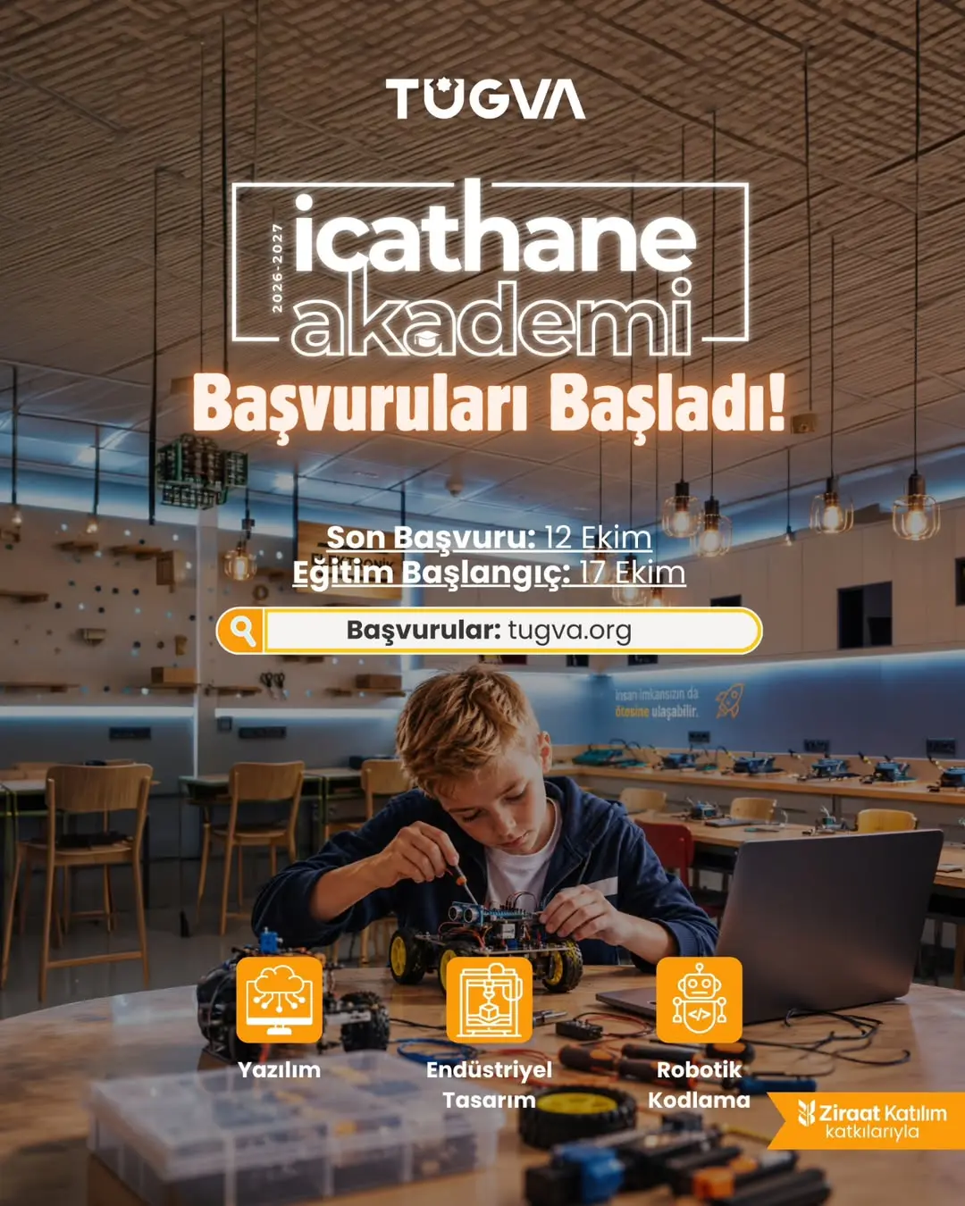 İcathane Akademi Başvuruları Başladı: Geleceğin Teknolojisini Üreten Gençler Aranıyor