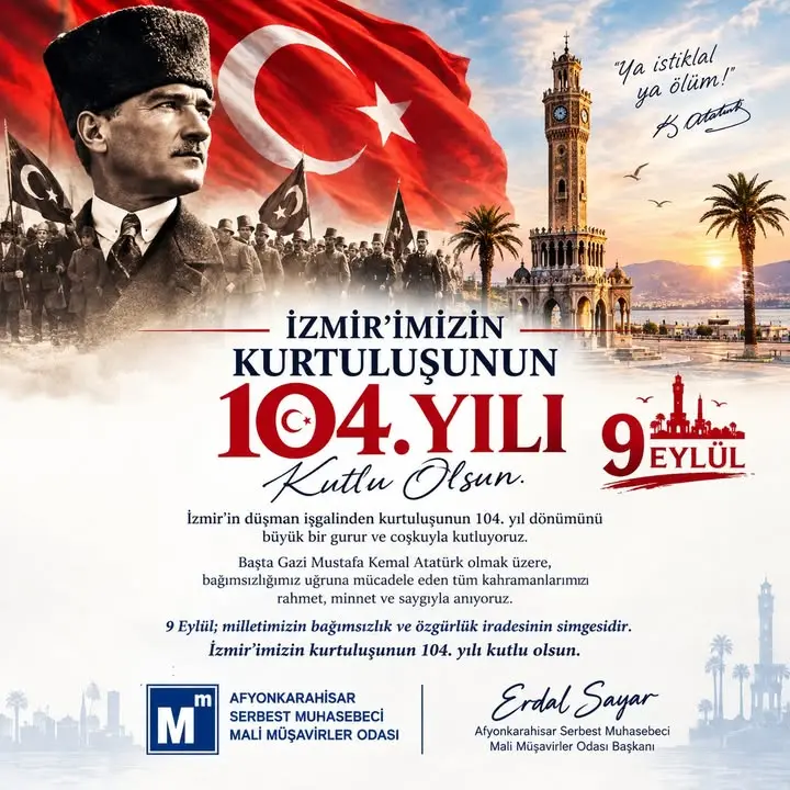 İzmir'in Kurtuluşunun 104. Yılı Kutlamaları