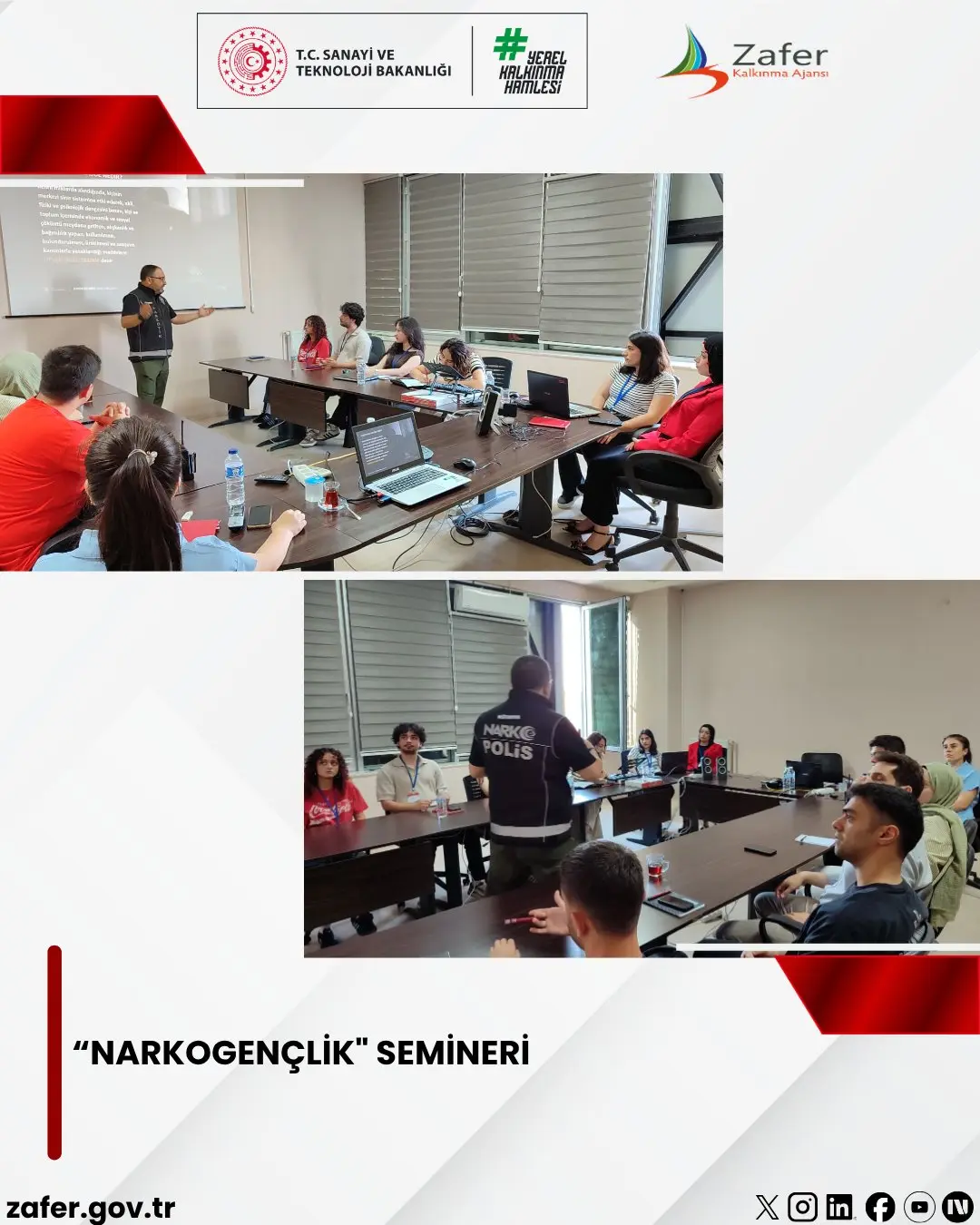 Kütahya İl Emniyet Müdürlüğü'nden Üniversite Öğrencilerine Narkotik Madde Semineri