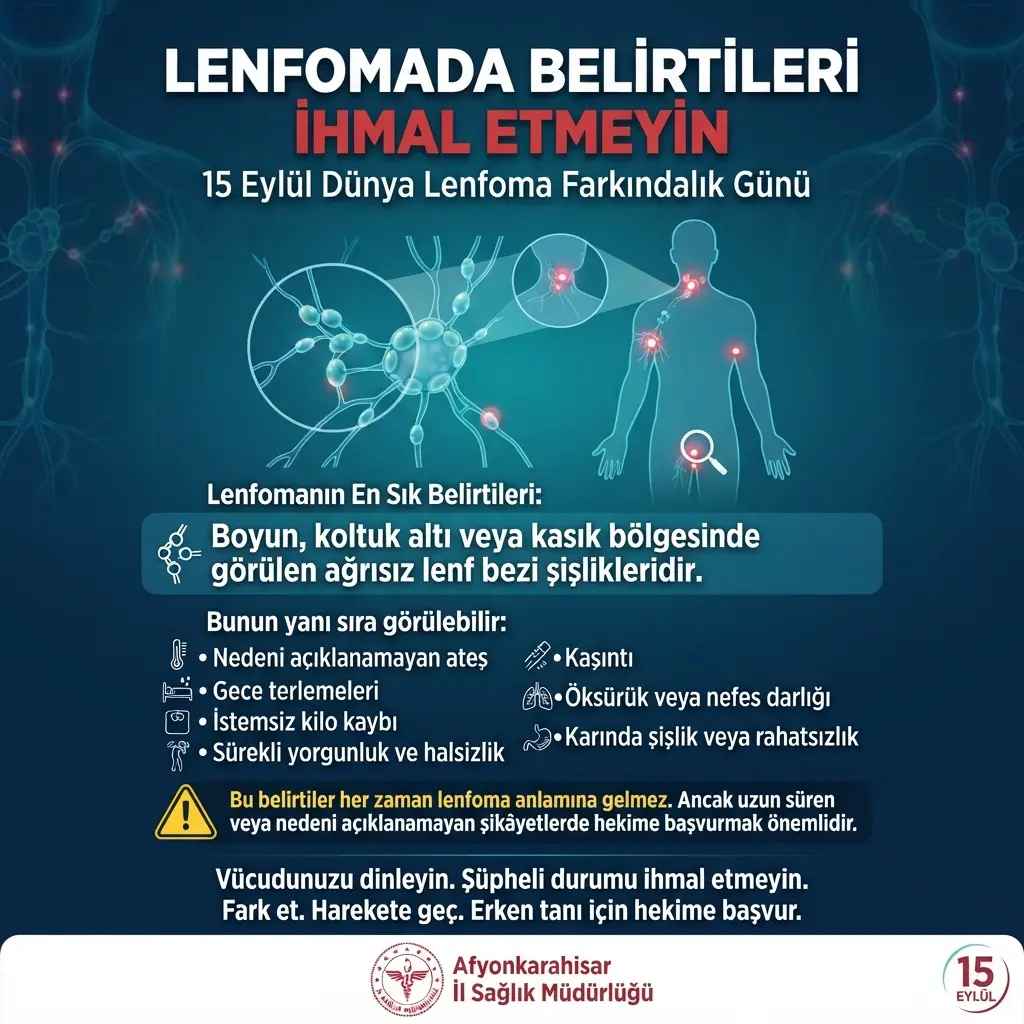 LENFOMADA BELİRTİLERİ İHMAL ETMEYİN