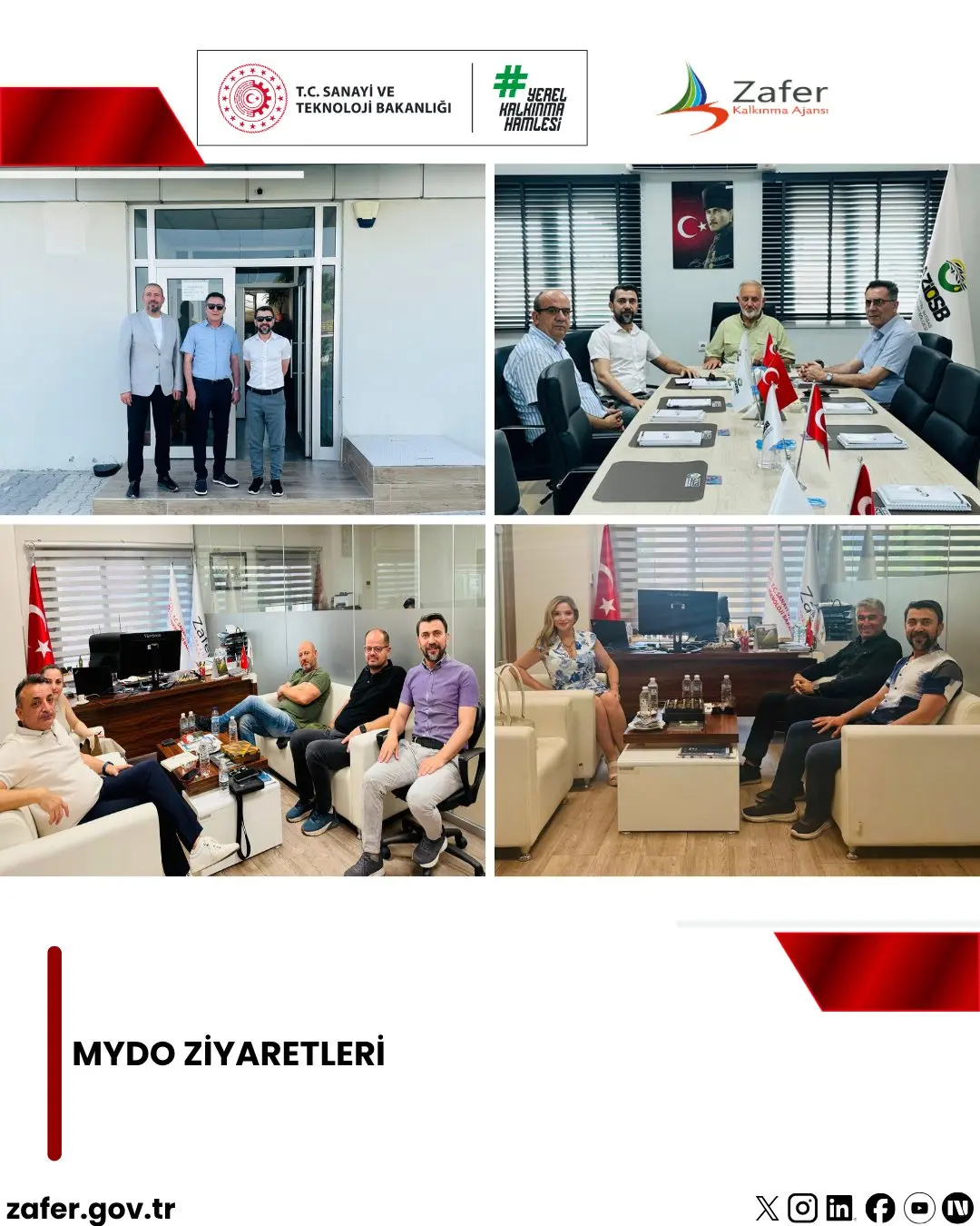 Manisa Yatırım Destek Ofisi Koordinatör Vekili Mustafa Coşkun'un Ziyaretleri