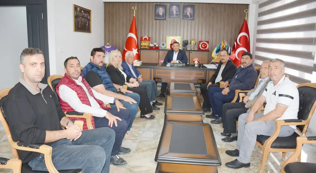 Mhp Afyonkarahisar İl Başanlığı'ndan Ahmet Kahveci'ye Ziyaret