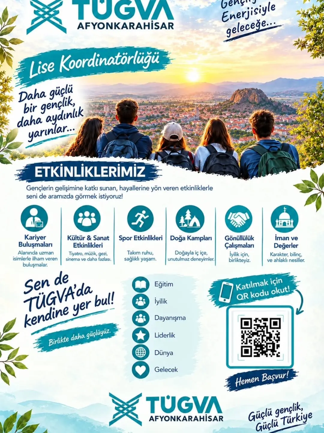 TÜGVA'da Gençler Geleceğe Yürüyor!