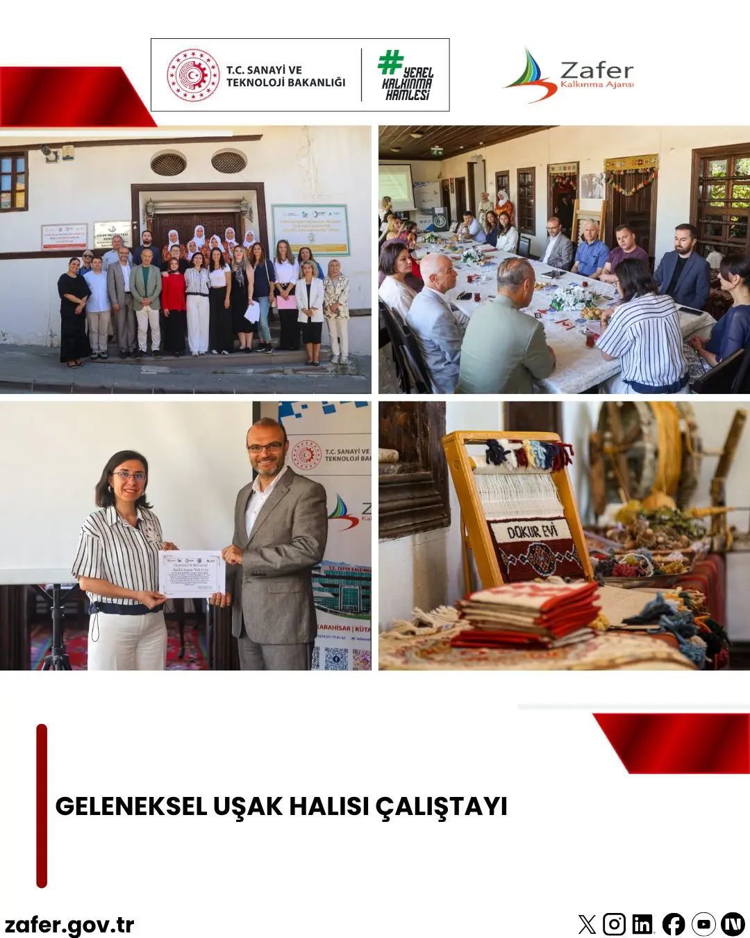 Uşak Halısı Kültürel Mirası Yaşatıyor: Ajansın Desteğiyle Çalıştay Düzenlendi