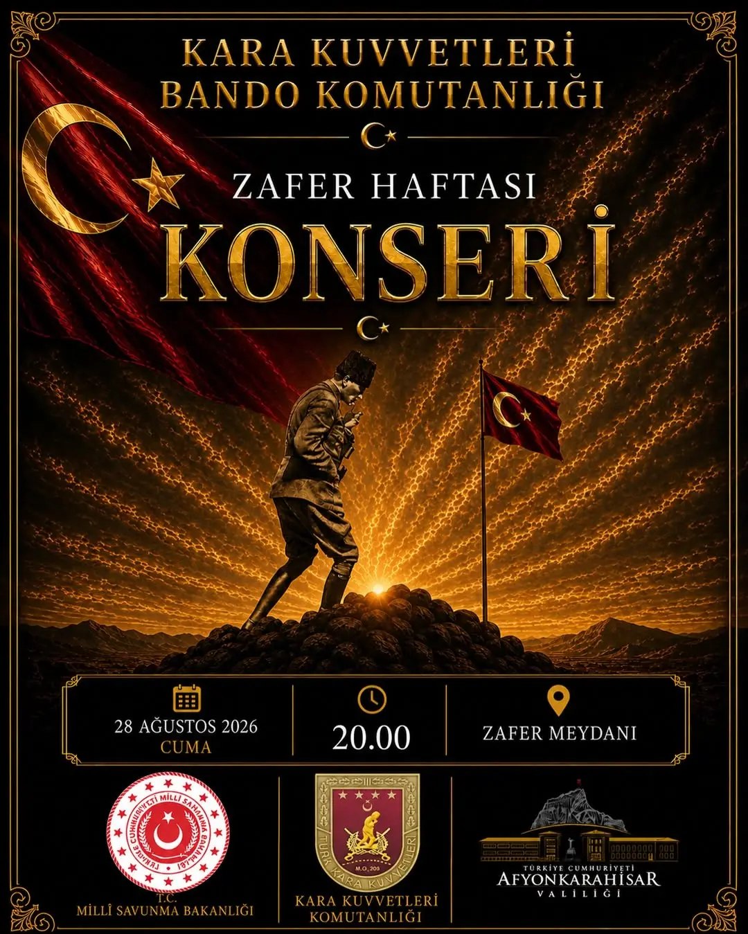 Zafer Meydanı'nda Kara Kuvvetleri Bando Komutanlığı Konseri