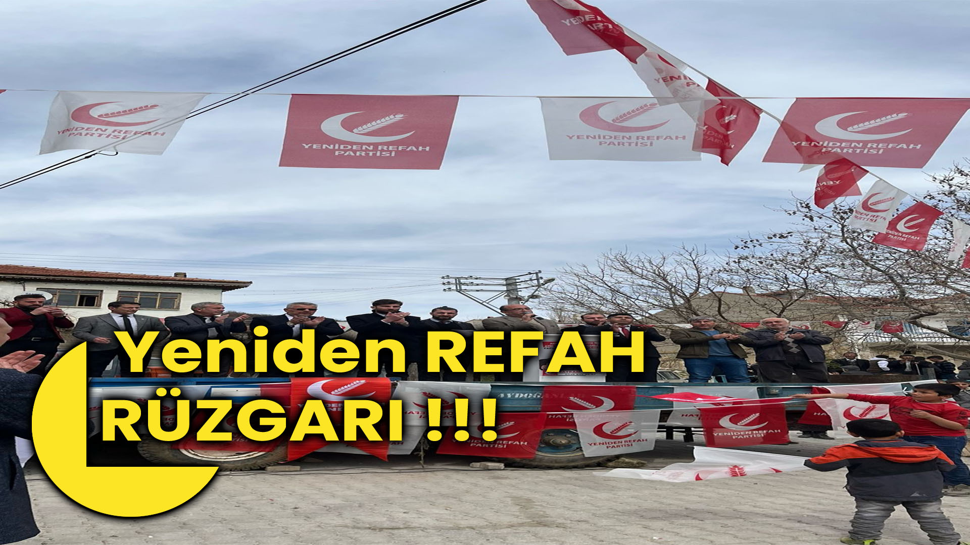 Yeniden Refah Partisi, Sandıklı/Akharım beldesinde seçim koordinasyon merkezini görkemli bir açılışla yaptı.