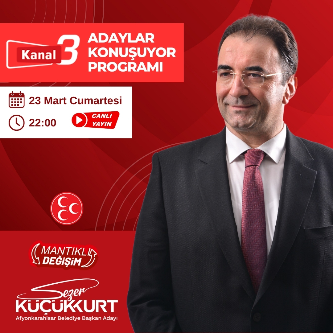 M.H.P. Adayı Küçükkurt Canlı Yayında Halkla Buluşacak.